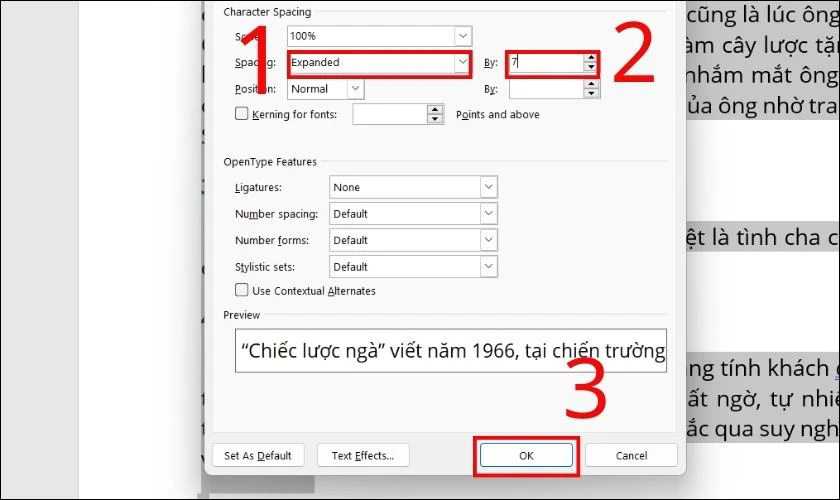 Hướng dẫn điều chỉnh khoảng c&aacute;ch chữ trong Word