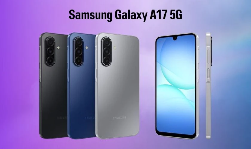 Samsung Galaxy A17 5G gây ấn tượng với vẻ ngoài tối giản nhưng vẫn toát lên sự tinh tế