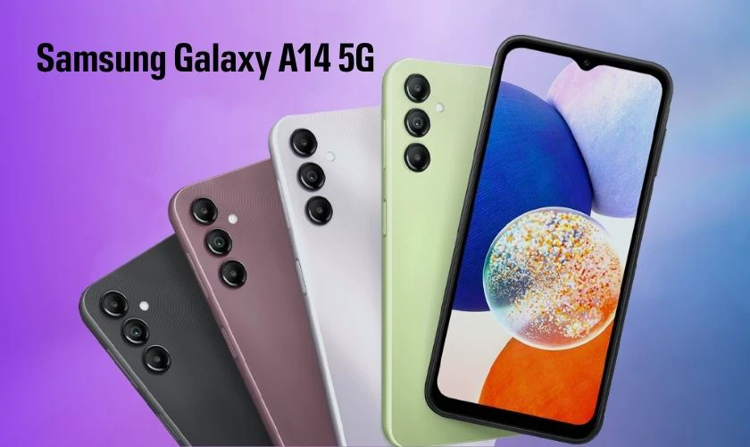 Samsung Galaxy A14 5G ghi điểm với viên pin dung lượng lớn 5000 mAh