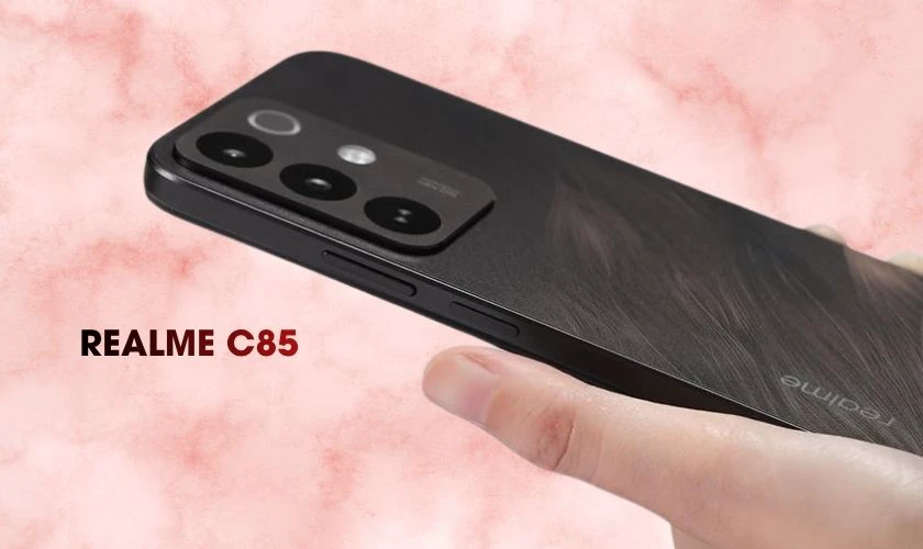 Realme C85 gây ấn tượng với thiết kế trẻ trung và màu sắc năng động