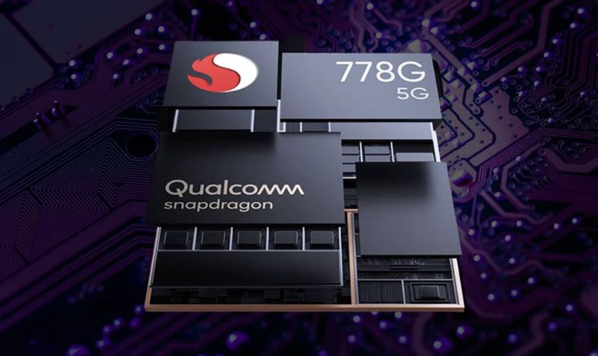 Chip Snapdragon 778G với hiệu suất mạnh mẽ