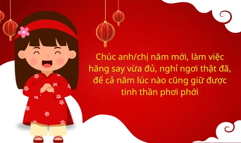 Câu chúc Tết anh chị hài hước, vui nhộn 2026