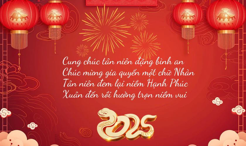 Thơ chúc Tết cô chú hay nhất