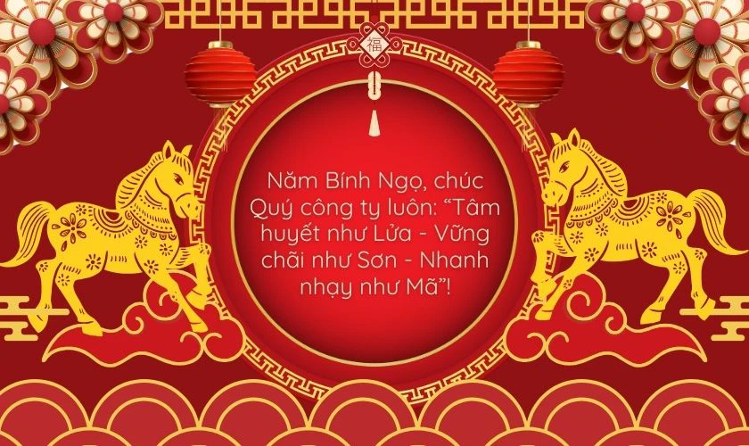 Lời chúc Tết công ty 2026 của đối tác, doanh nghiệp