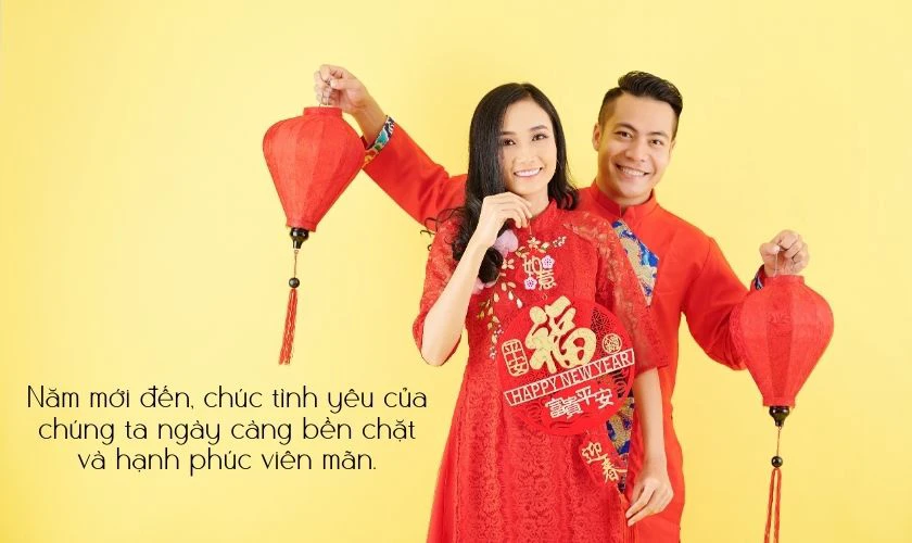 Câu chúc tết người yêu 2025 ngắn gọn