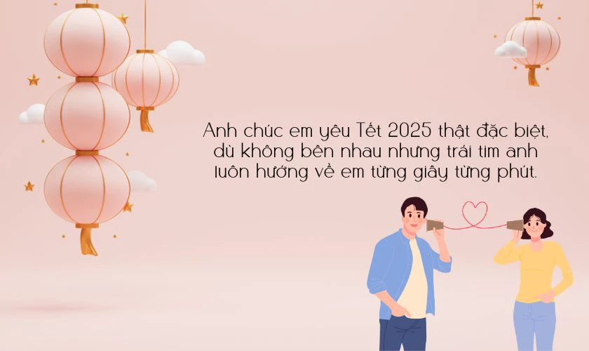 Những lời chúc Tết cho người yêu ở xa