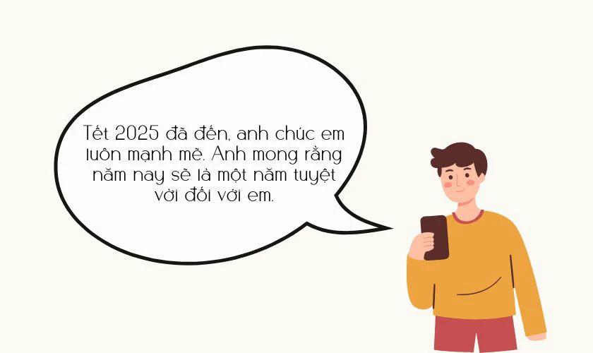 Mess dài chúc tết người yêu nữ