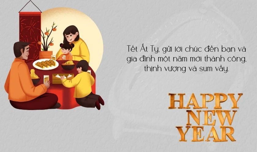Lời chúc tết nhân viên và gia đình năm mới