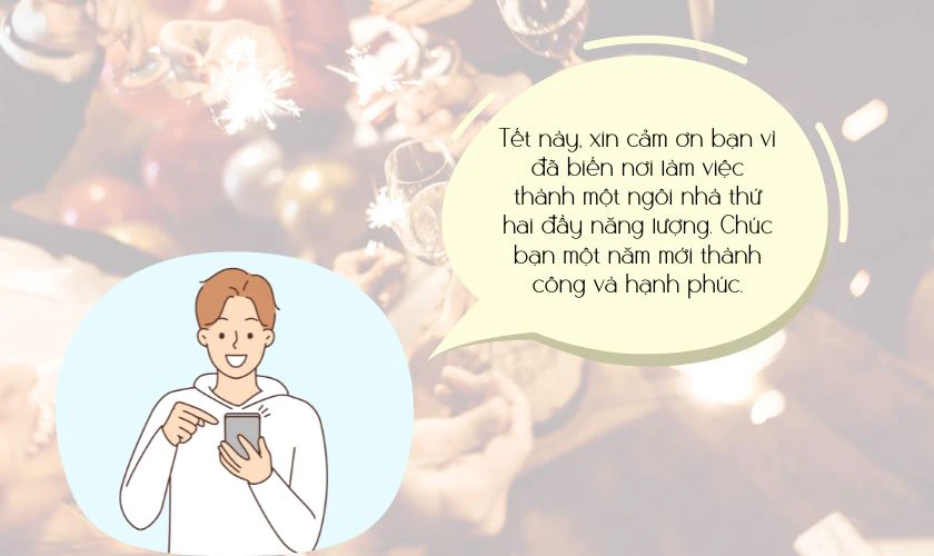 Tin nhắn chúc tết nhân viên 2025 xúc động