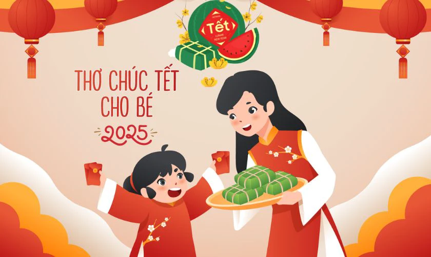 Bài thơ chúc Tết gửi đến ông bà dành cho mầm non