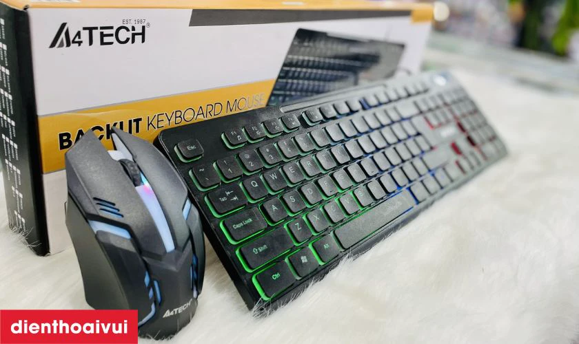 Chuột b&agrave;n ph&iacute;m A4tech c&oacute; thiết kế đa dạng
