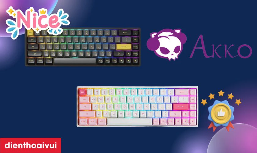 Đặc điểm chuột b&agrave;n ph&iacute;m Akko