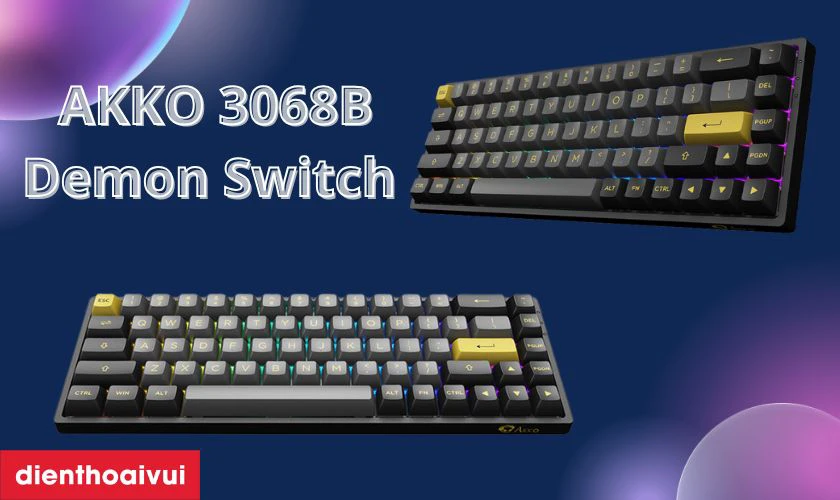 B&agrave;n ph&iacute;m cơ AKKO 3068B Demon Switch
