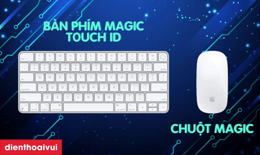 Chuột Magic 2 v&agrave; b&agrave;n ph&iacute;m Magic Touch ID