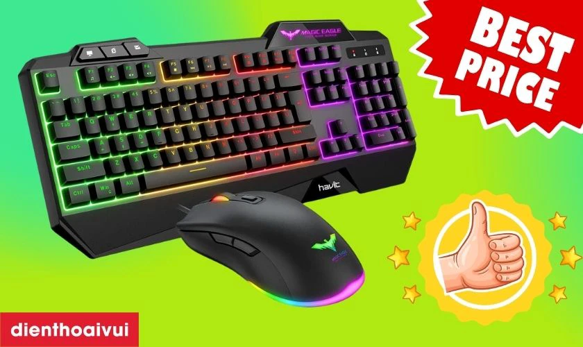 Đặc điểm chuột b&agrave;n ph&iacute;m Havit