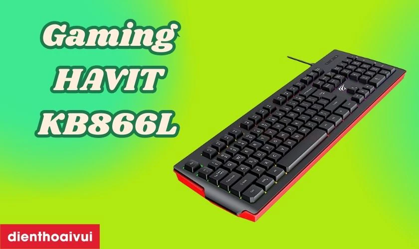 B&agrave;n ph&iacute;m cơ Gaming HAVIT KB866L