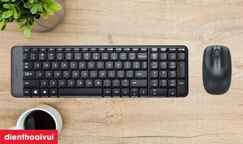 Chuột b&agrave;n ph&iacute;m Logitech MK220