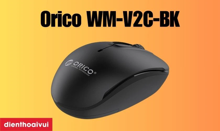 Chuột văn ph&ograve;ng kh&ocirc;ng d&acirc;y Orico WM-V2C-BK
