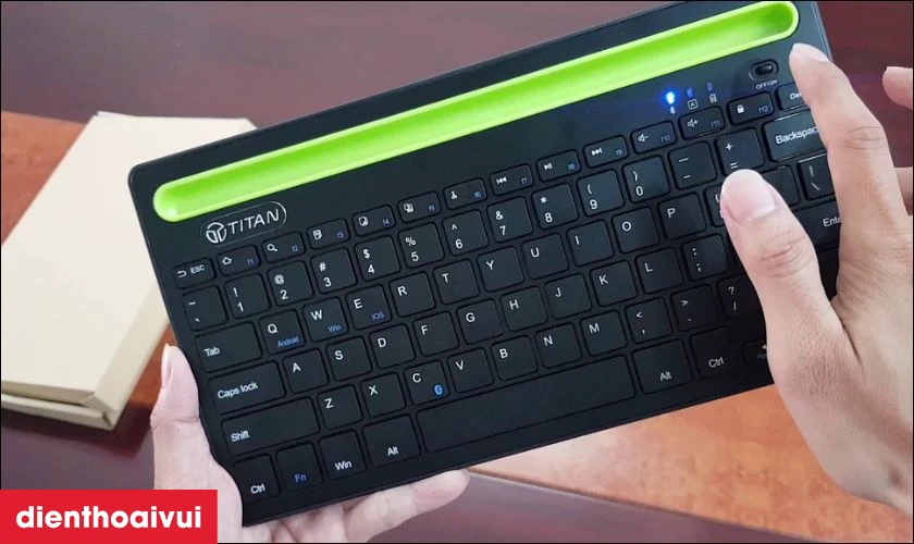 Chuột b&agrave;n ph&iacute;m kh&ocirc;ng d&acirc;y Titan KB02 mang đến trải nghiệm g&otilde; &ecirc;m &aacute;i