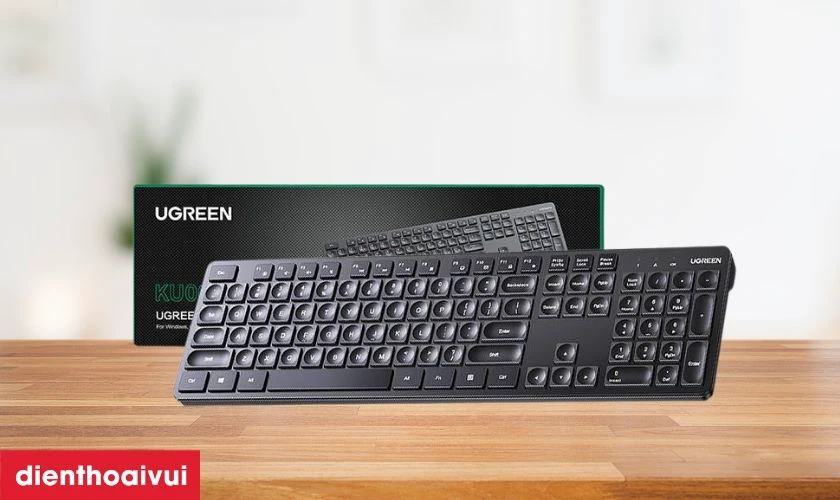 B&agrave;n ph&iacute;m kh&ocirc;ng d&acirc;y Ugreen 90250 KU004
