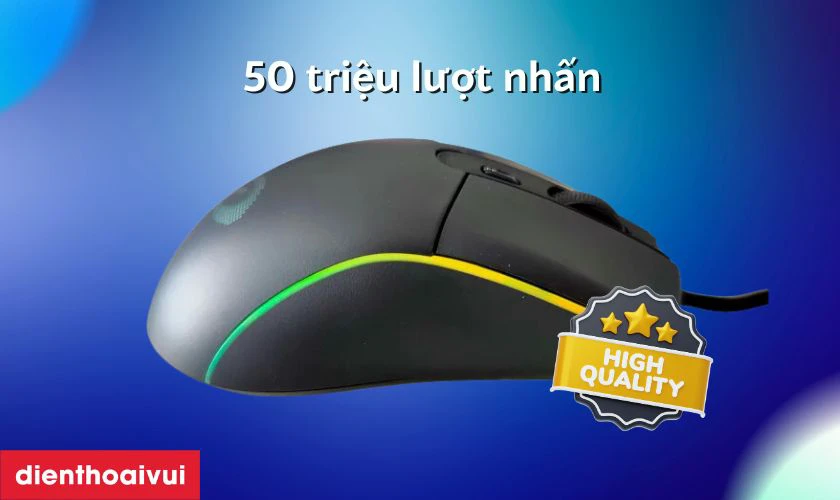 Độ bền cao với 50 triệu lần nhấn