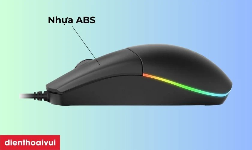 Lớp vỏ Dareu LM130S RGB được tạo n&ecirc;n từ nhựa ABS
