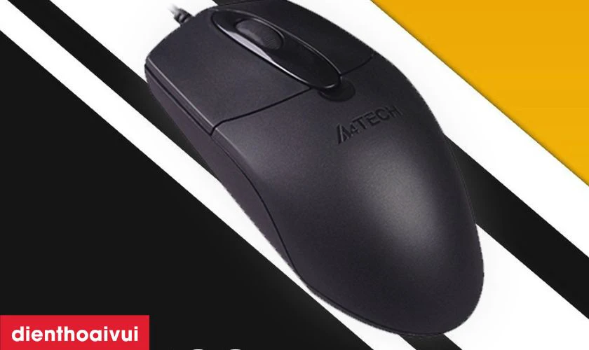 Điểm nhấn của chuột c&oacute; d&acirc;y A4TECH OP720U