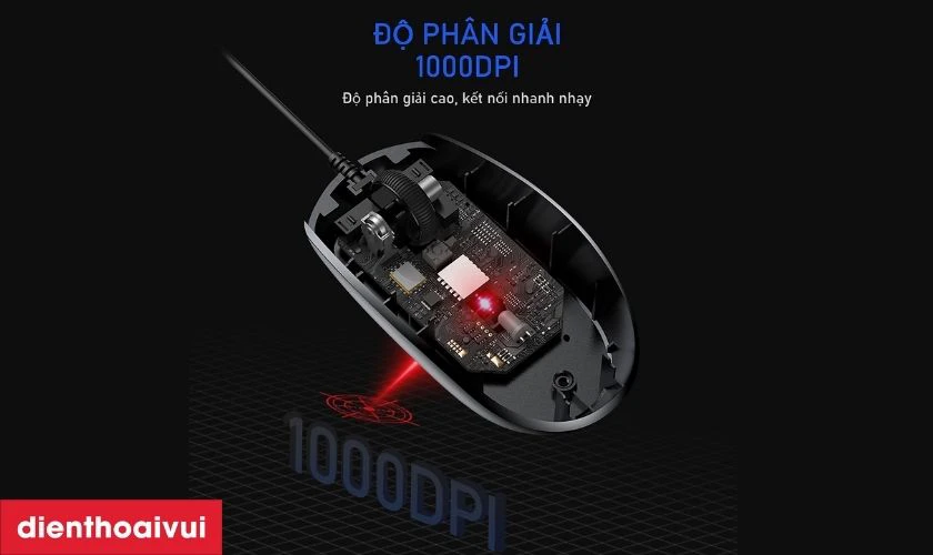 Độ ph&acirc;n giải 1000DPI