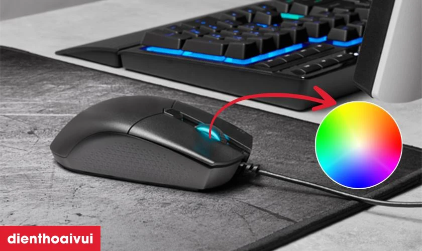 Trang bị đ&egrave;n LED RGB t&ugrave;y chỉnh