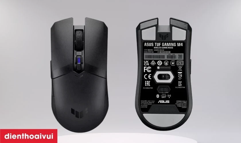 Đặc điểm của chuột Gaming kh&ocirc;ng d&acirc;y Asus TUF M4