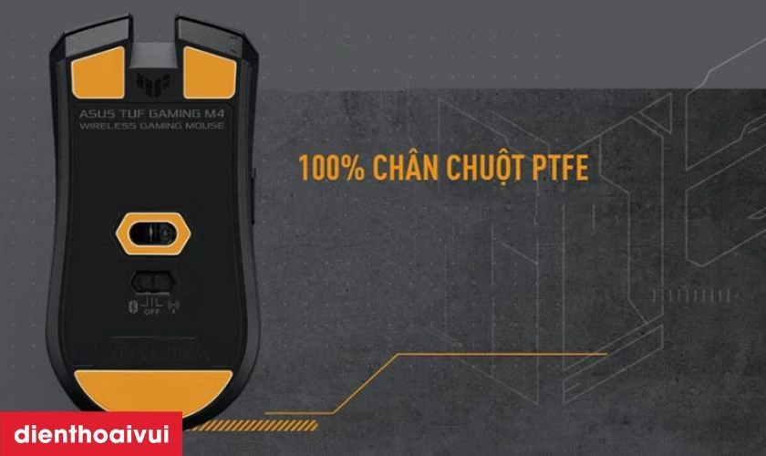 Vật liệu PBT kh&aacute;ng khuẩn, Feet chuột 100% PTFE