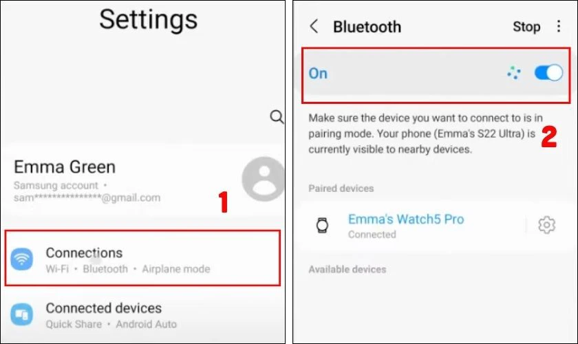 Mở C&agrave;i đặt tr&ecirc;n điện thoại để bật bluetooth