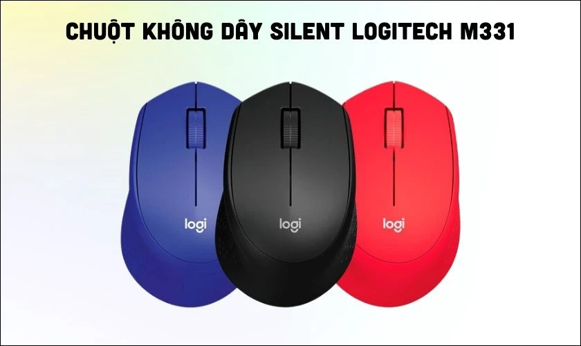 N&ecirc;n mua chuột kết nối với điện thoại n&agrave;o tốt? Chuột Kh&ocirc;ng d&acirc;y Silent Logitech M331