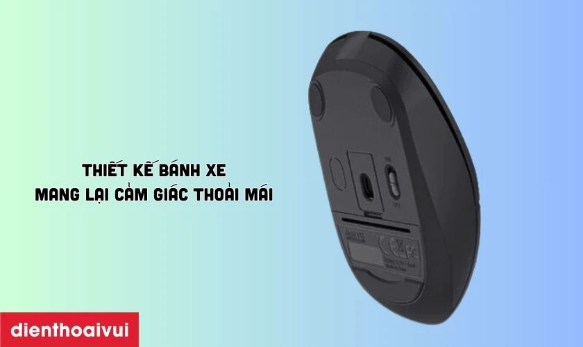 Thiết kế bánh xe, mang lại cảm giác thoải mái