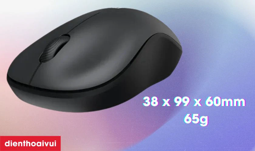 Chuột kh&ocirc;ng d&acirc;y Dareu LM106G sở hữu vẻ ngo&agrave;i tinh tế, b&oacute;ng bẩy