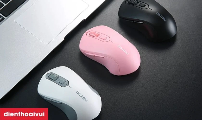 Chuột kh&ocirc;ng d&acirc;y Dareu LM115G c&oacute; k&iacute;ch thước nhỏ gọn