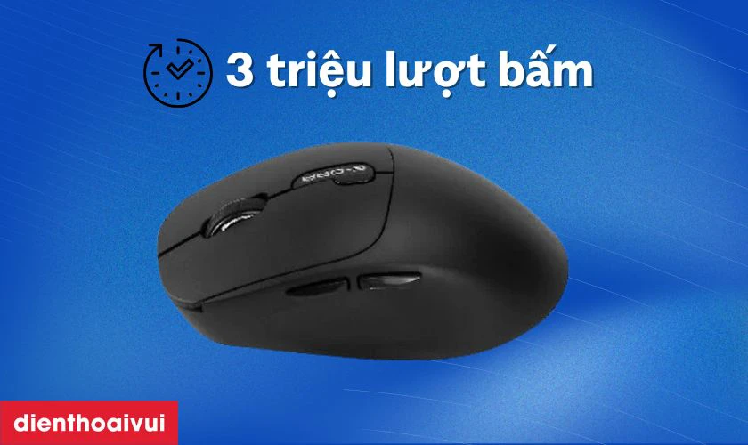 Độ bền cao với 3 triệu lần bấm
