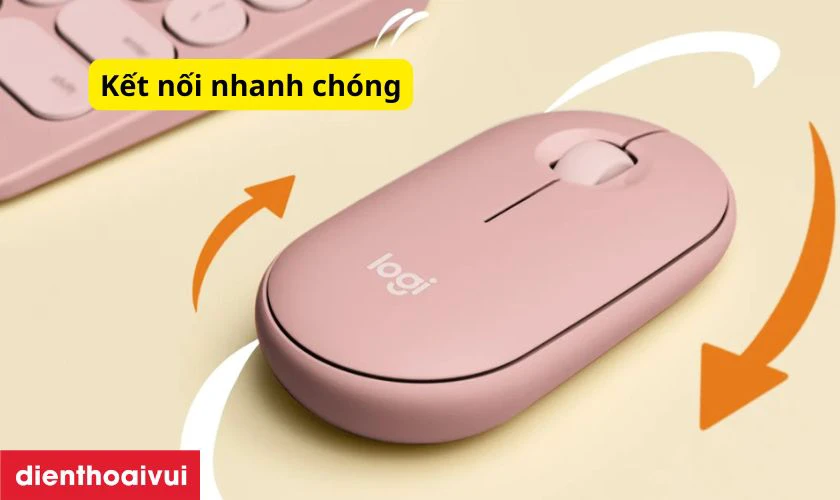 Kết nối nhanh ch&oacute;ng, đơn giản, độ ph&acirc;n giải cảm biến 1000 DPI
