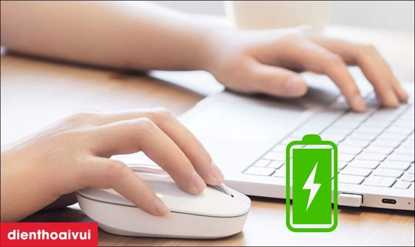 Thời lượng pin sử dụng của chuột m&aacute;y t&iacute;nh cũ