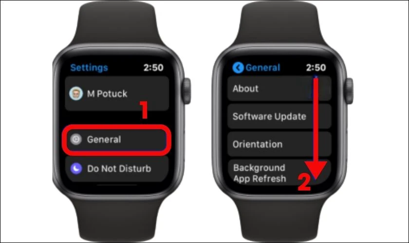 Cách bật tính năng chụp màn hình Apple Watch