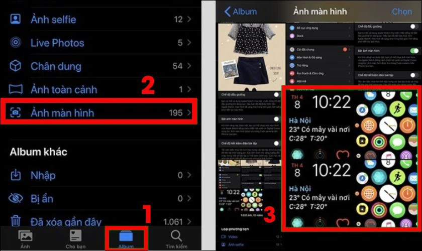 Cách kiểm tra ảnh chụp trên Apple Watch