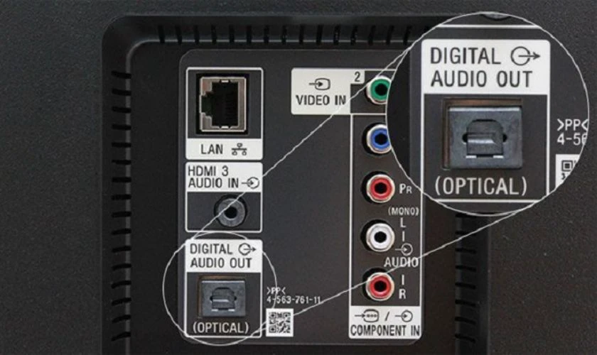 Chuyển &acirc;m thanh tivi Samsung ra loa ngo&agrave;i bằng cổng Optical