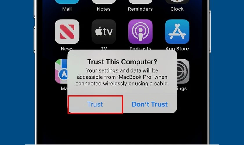 X&aacute;c nhận sao ch&eacute;p ảnh từ iPhone sang Macbook bằng Photos