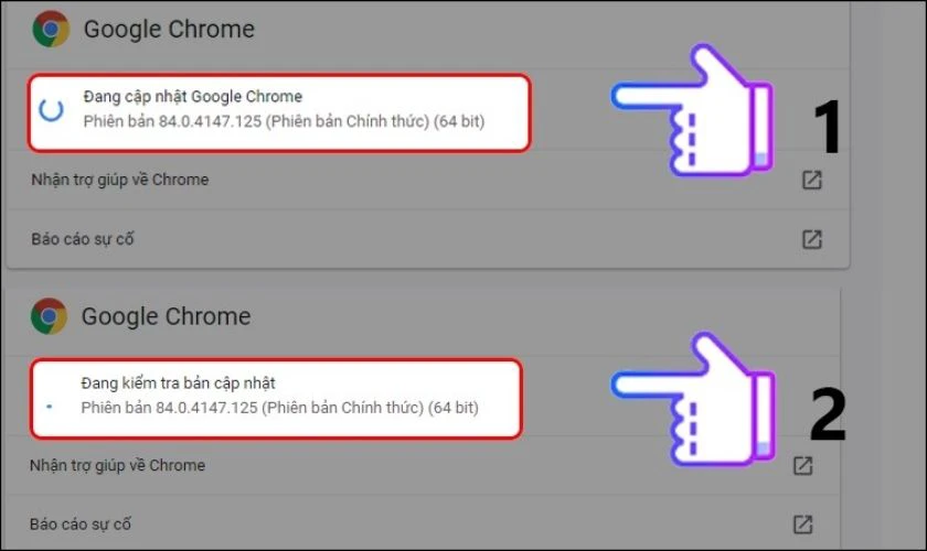 Lưu &yacute; khi chuyển Chrome th&agrave;nh tiếng Việt