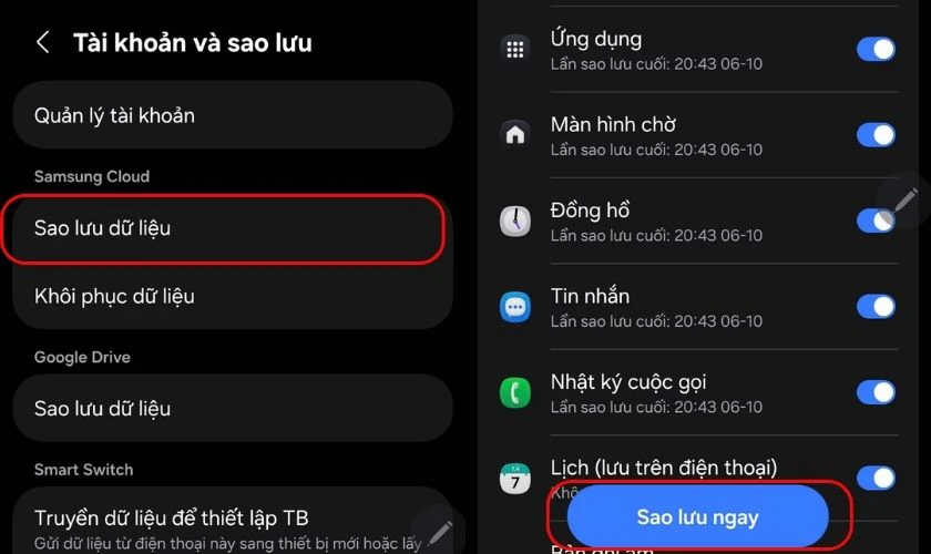 Chuẩn bị trước khi chuyển dữ liệu từ Android sang iPhone