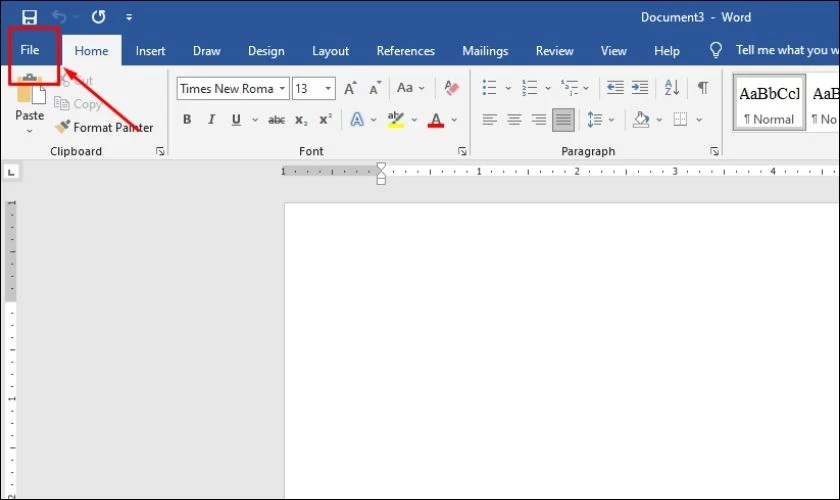 Chọn file Word cần chuyển đổi sang Excel