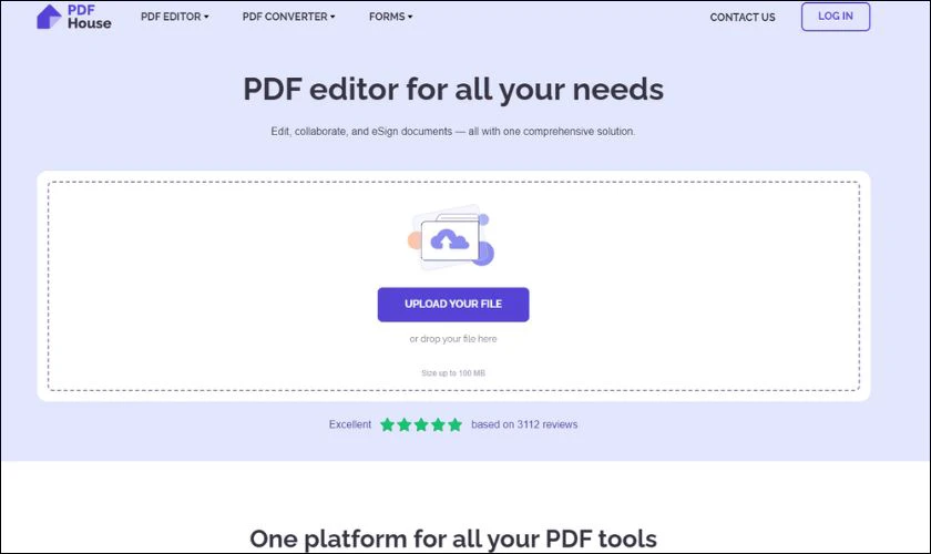 Smallpdf.com l&agrave; một nền tảng chuyển đổi t&agrave;i liệu trực tuyến nổi tiếng