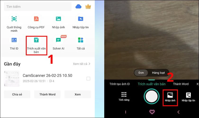 C&aacute;ch chuyển file ảnh sang Word tr&ecirc;n điện thoại bằng CamScanner