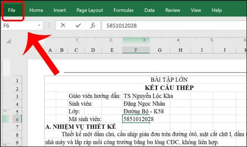 Chuyển file Excel sang PDF trực tiếp trong Excel
