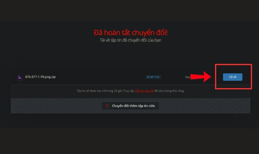 Chuyển file PDF sang hình ảnh online với Convertio đơn giản